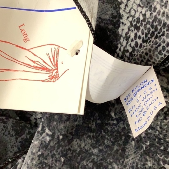 Zuliana Animal Print Long Sarong. Made In USA. New WithTags. - Picture 4 of 4